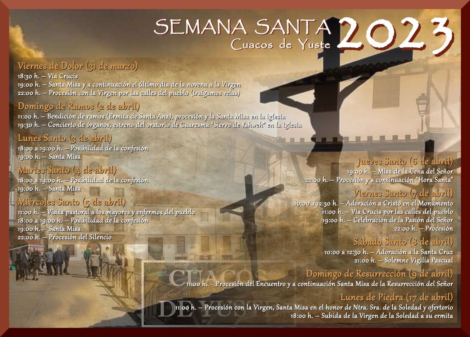 Semana Santa en Cuacos de Yuste 2023 Cuacos de Yuste